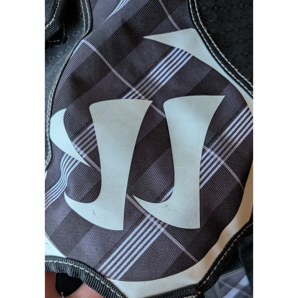 Warrior Lacrosse Jet Pack Backpack Black Grey Plaid Gear Bag XL Multi Pocket - Picture 16 of 16